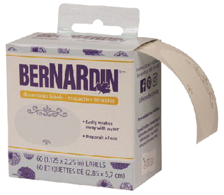 Bernardin Dissolvable Jar Labels, 60-pack